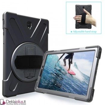 Smūgiams atsparus dėklas 360 laipsnių - Juodas (Samsung Galaxy Tab S4 10.5 (T835/T830) Smūgiams atsparus dėklas 360 laipsnių - Juodas (Samsung Galaxy Tab S4 10.5 (T835/T830)
